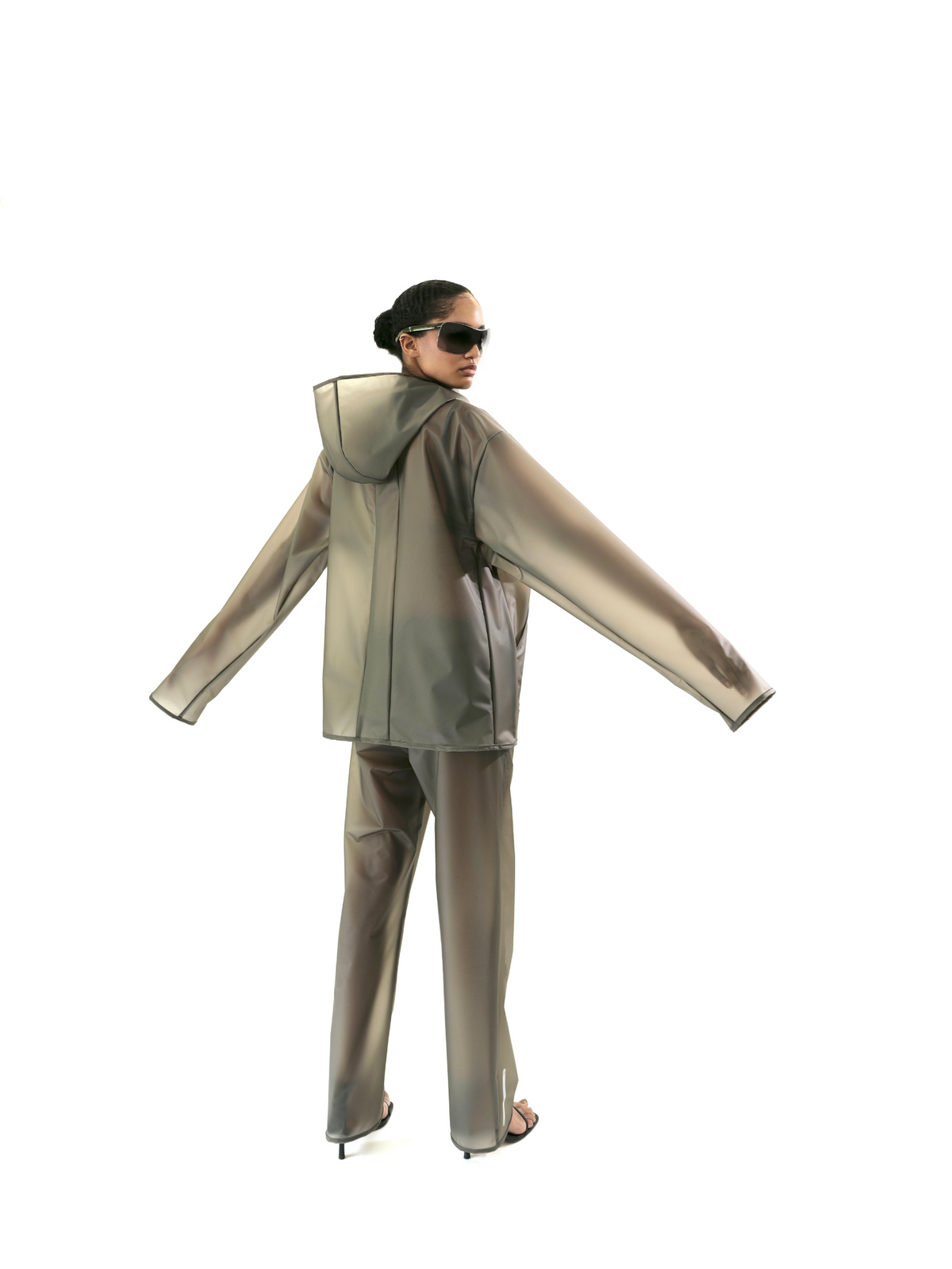 Transparent Black Pants