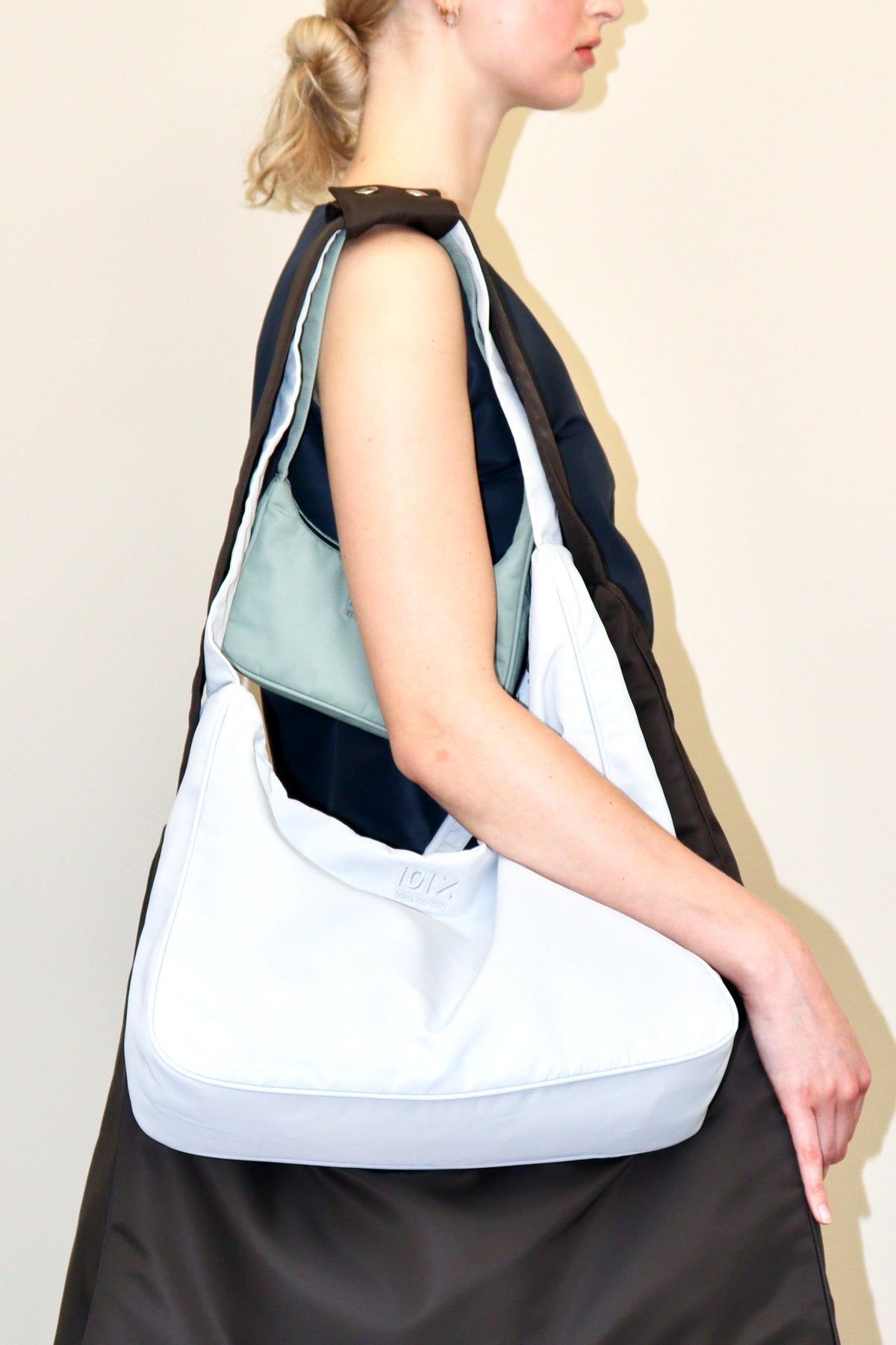 Pale Green Mini Crescent Bag