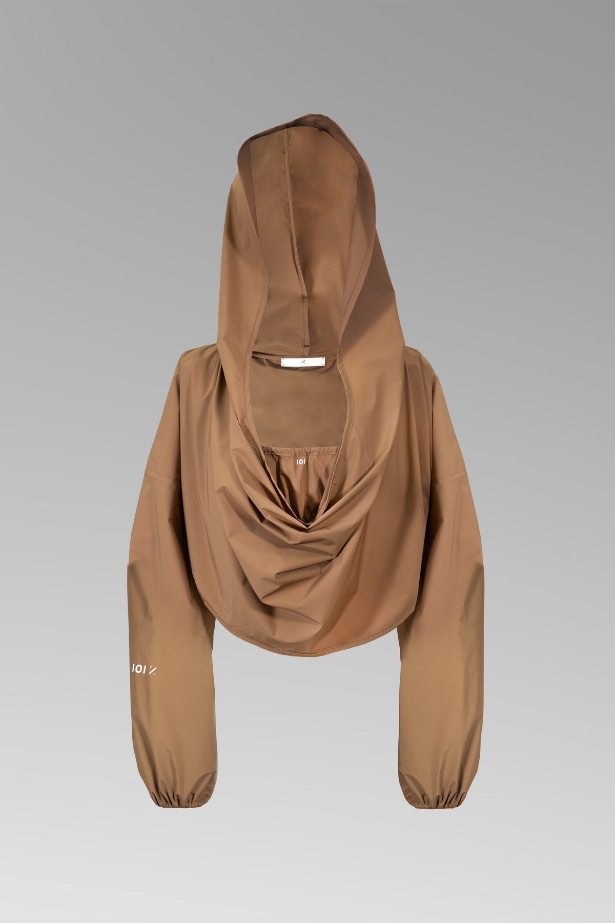 Caramel Draped Windbreaker