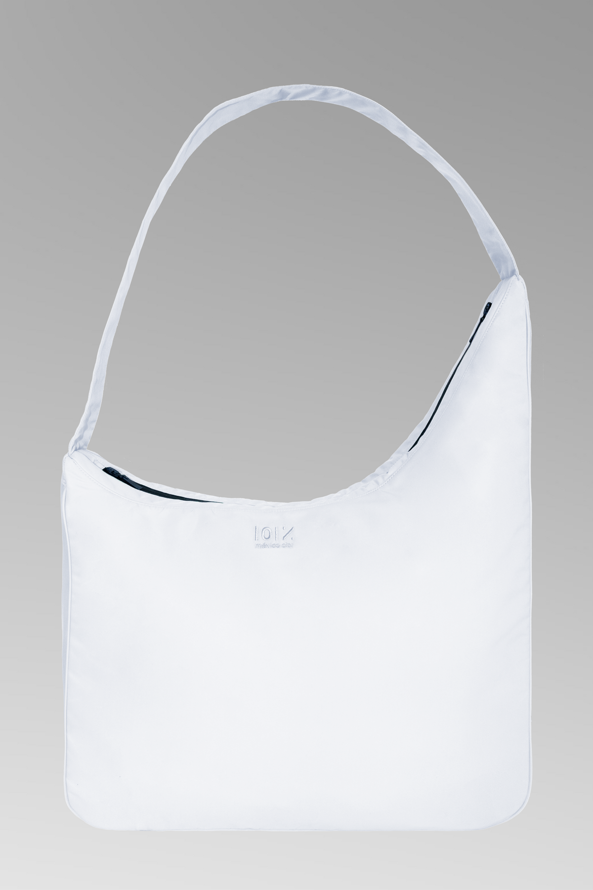 Sky Grey Maxi Crescent Bag