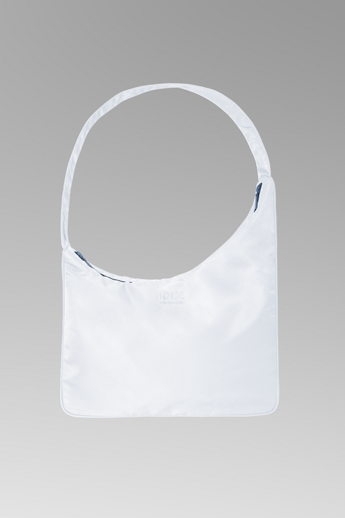 Sky Grey Midi Crescent Bag
