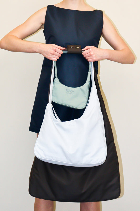 Pale Green Mini Crescent Bag