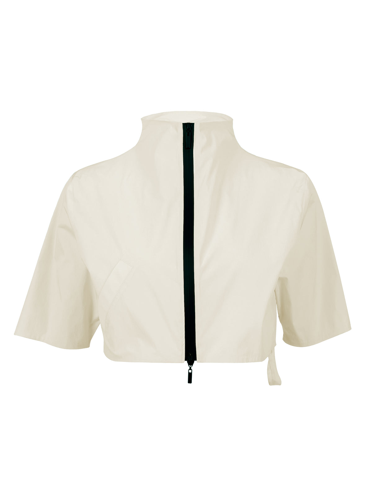 2-Way Zipper Crop Vest