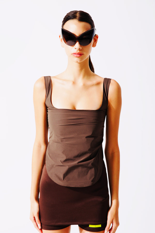 Draped Corset Top