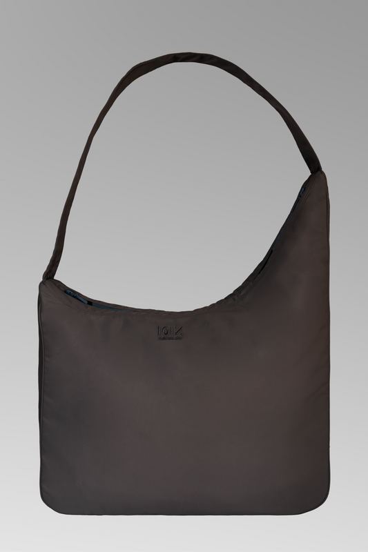 Dark Brown Maxi Crescent Bag