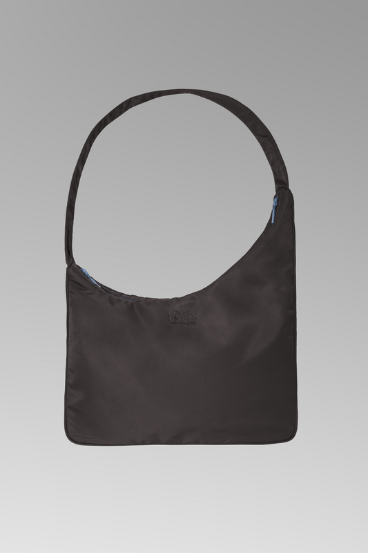 Dark Brown Midi Crescent Bag