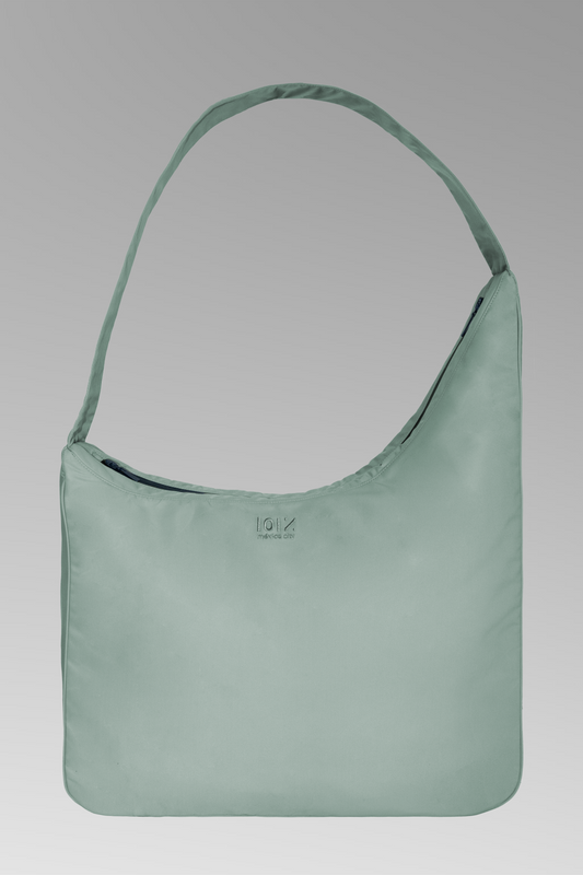 Pale Green Maxi Crescent Bag