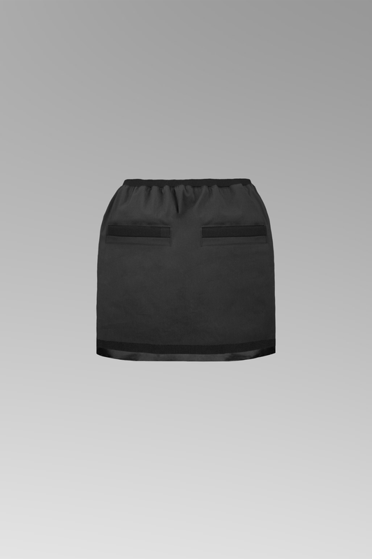 Front pocket mini skirt