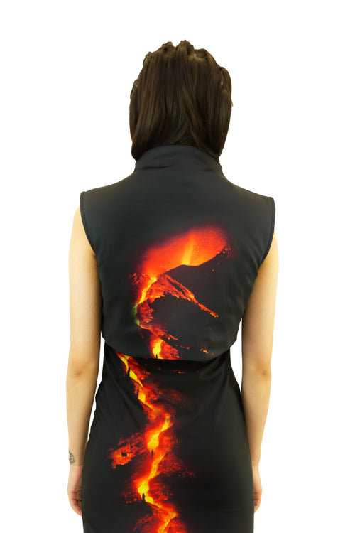 Hot Lava Crop Vest