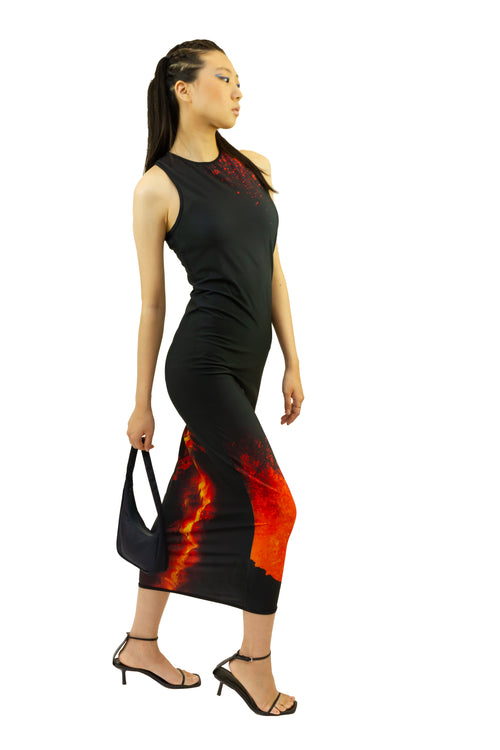 Hot Lava Maxi Dress